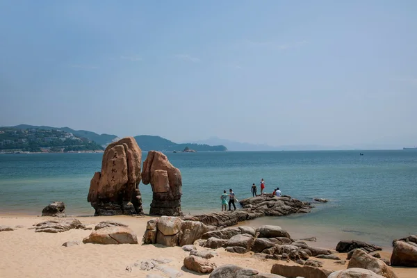 Shenzhen, Guangdong Province Dameisha Waterfront Park gold coast "forever" reef — Stock Photo, Image