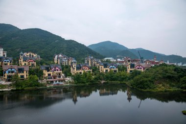 Shenzhen city, guangdong Eyaleti, Doğu dameisha çay akarsu Vadisi Lüks Emlak villa İnşaat