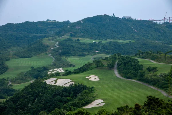 Ciudad de Shenzhen, Provincia de Guangdong, East Dameisha Wind Valley Golf Course —  Fotos de Stock