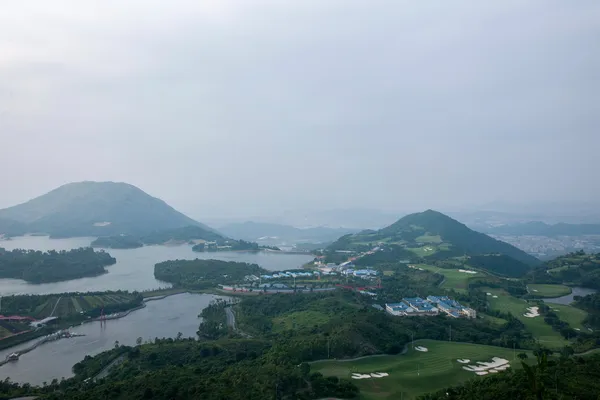 Miasta Shenzhen, w prowincji guangdong, wschód dameisha wiatru dolinie pole golfowe — Zdjęcie stockowe