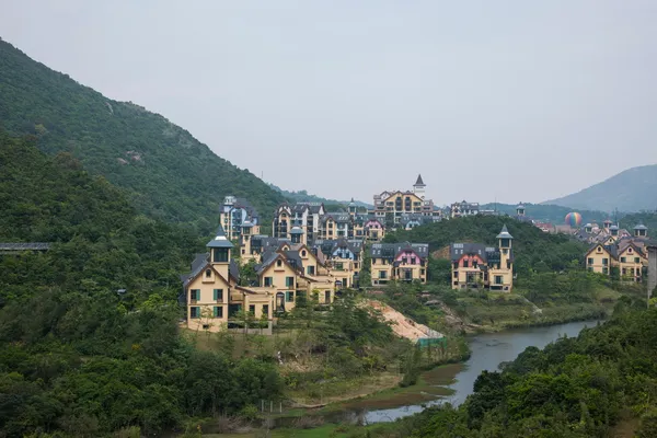 Πόλη Shenzhen, guangdong επαρχία, Ανατολή dameisha τσάι ρεύμα κοιλάδα — Φωτογραφία Αρχείου