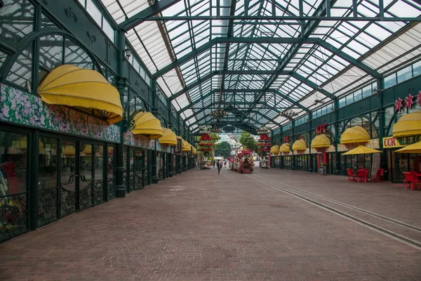 Shenzhen City, Provincia de Guangdong, East Dameisha Tea Stream Valley Interlaken market — Foto de Stock