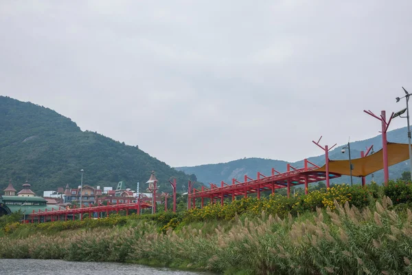 Shenzhen Stadt, Provinz Guangdong, East Dameisha Tee Böcke Tal Feuchtgebiete — Stockfoto