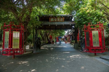 Shenzhen city, guangdong Eyaleti, Doğu dameisha çay akarsu Vadisi eski çay kasaba banpo sokak