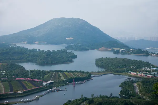 Shenzhen city, Guangdongprovinsen, east dameisha te stream dalen våtmarker — Stockfoto