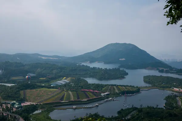 Shenzhen Stadt, Provinz Guangdong, Feuchtgebiete im östlichen Dameisha-Teestrom — Stockfoto