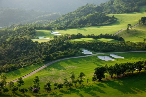 Shenzhen City, província de Guangdong, leste do vale do vento campo de golfe de Dameisha — Fotografia de Stock