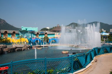 Hong kong ocean park aqua yapay göl