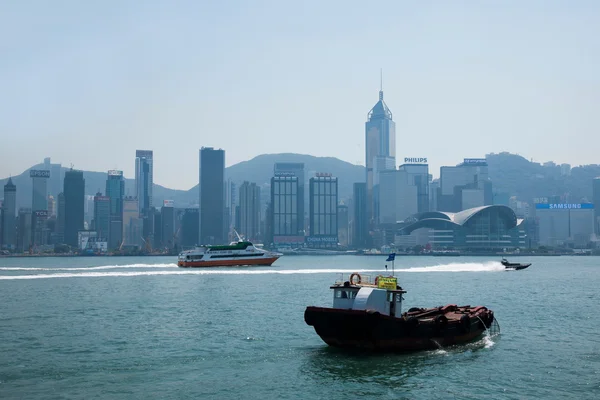 Victoria Bay, Kowloon, Hong Kong — Stock Photo, Image