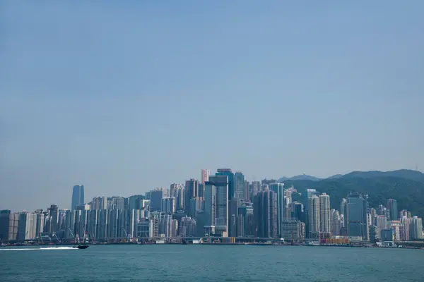 Victoria Bay, Kowloon, Hong Kong — Fotografia de Stock