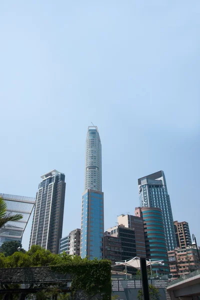 Kowloon, Гонконг Victoria Harbor Building — стоковое фото
