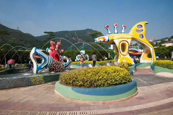 Hong kong ocean park oceánu plaza — Stock fotografie