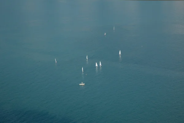 Hong Kong Ocean Park com vista para Repulse Bay Sailing Competition — Fotografia de Stock