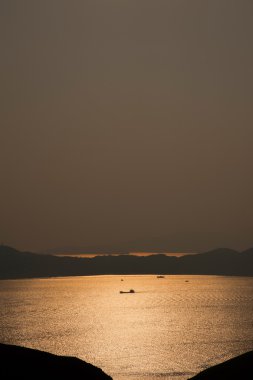 hong kong ocean park, gün batımı aberdeen kanal taniguchi bakan