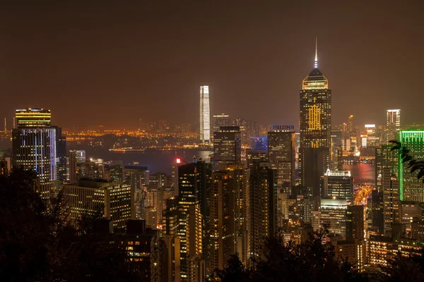 Hong kong éjjel — Stock Fotó