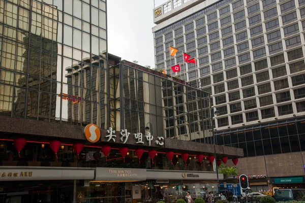 Victoria Harbor in Hong Kong Tsim Sha Highway Street — Stock Photo, Image