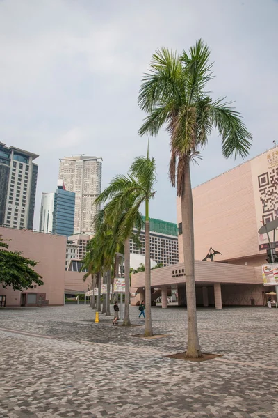 Tsim sha tsui, kowloon, hong kong victoria Harbour — Stockfoto