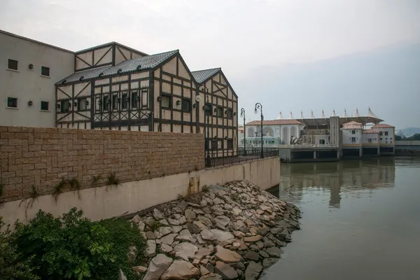 Macau Fisherman 's Wharf e a Arena Romana — Fotografia de Stock