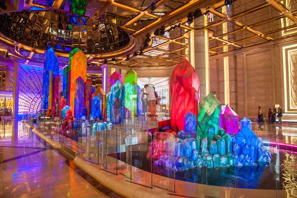 Palácio de cristal do Macau galaxy casino — Fotografia de Stock