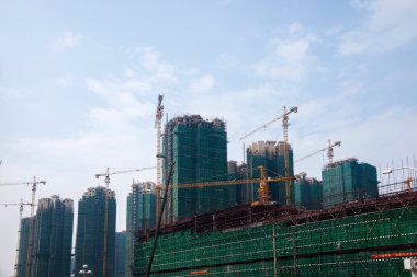 Zhuhai city, guangdong Eyaleti, bir konut Şantiye Binası