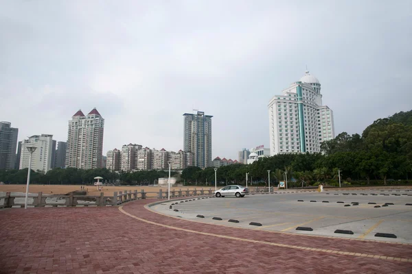 Zhuhai miasta, prowincji guangdong, zhong ling kok tsui owoce morza miłośników marina parking widokowa — Zdjęcie stockowe