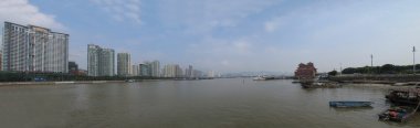 Zhuhai city, guangdong Eyaleti, orta sevgili vahşi kunduz Adası Körfez sahil sweetland