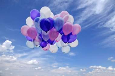 Chongqing north shore sürücü Gölü yıldız hyatt yer 2012 yılbaşı balonları üzerinde yüzen