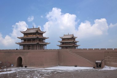 Kansu büyük duvar jiayuguan kenti