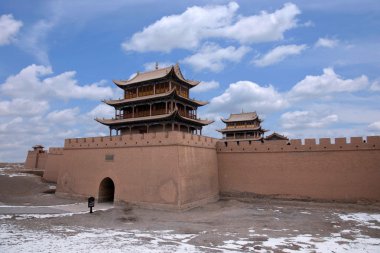 Kansu büyük duvar jiayuguan kenti