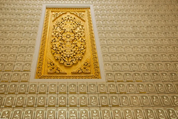 Dagoba Xi 'an Famen Templo subterrâneo Palácio terra padrão na parede — Fotografia de Stock