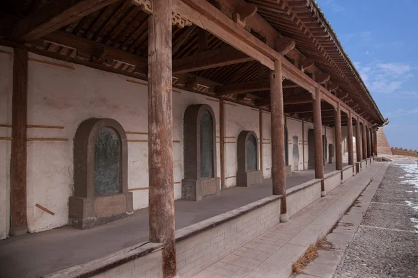 Ming Gran Muralla Jiayuguan City, Gansu Beilin — Foto de Stock