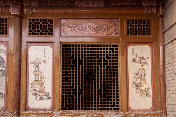 Exposição do Museu Popular de Gansu Dunhuang Arquitetura Vernacular — Fotografia de Stock