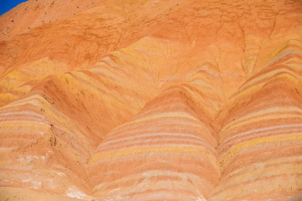 張掖 danxia 地形の驚異の国立ジオパーク — ストック写真