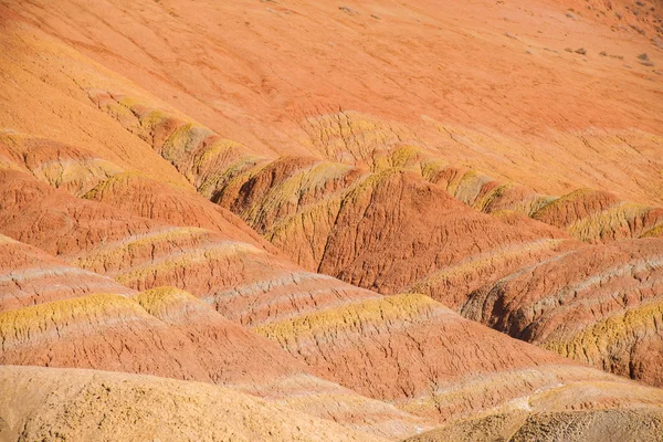 張掖 danxia 地形の驚異の国立ジオパーク — ストック写真