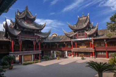 Zigong tuz Müzesi avlu