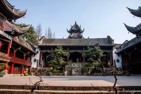 Zigong Zoutmuseum binnenplaats — Stockfoto