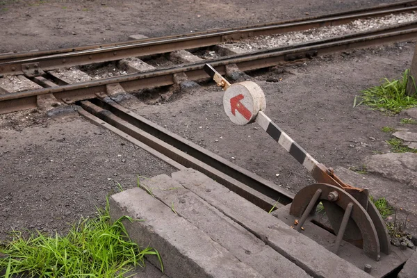 Leshan City, Sichuan Qianwei Kayo leap railway station side of the fork handle to manually move the Road — Stock Photo, Image