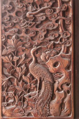 Fushun fushun county, sichuan Eyaleti, kapı büyük salon Tapınağı enfes heykeller