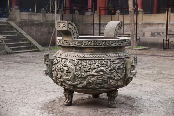 Leshan City, Sichuan Qianwei qianwei Dianqian tripod Dacheng Temple — Stock Photo, Image