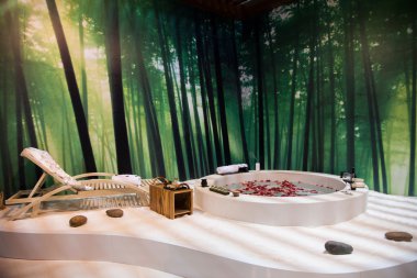 Bahar hot springs Emlak hareket sitesi kavramları açıklar chongqing Uluslararası Kongre ve sergi konut fair