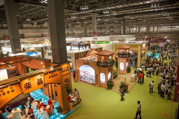 Feria de la vivienda de primavera 2013 Centro Internacional de Convenciones y Exposiciones de Chongqing en el sitio de comercio de Nanping — Foto de Stock
