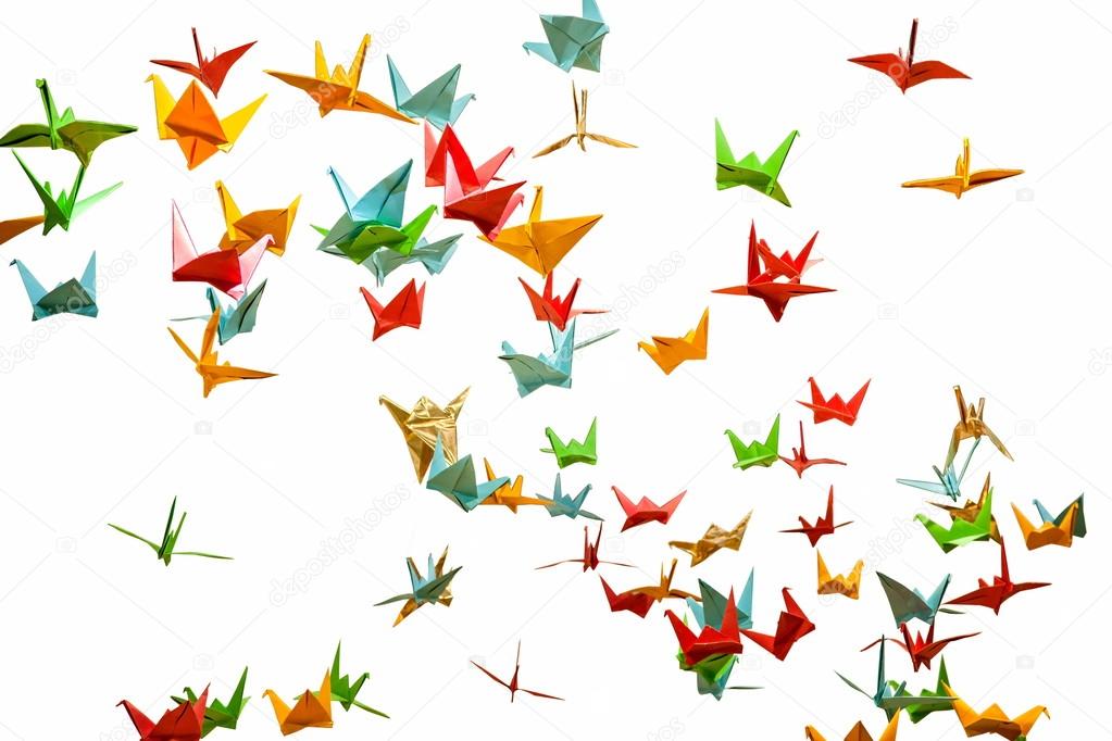 Paper cranes — Stock Photo © jingaiping 40194181