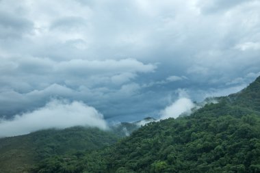 Taichung, Tayvan yol boyunca pastoral manzara