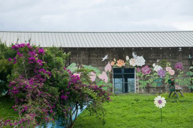 Puli township, nantou county, Tayvan thao kültürel sergi merkezi yanındaki evi
