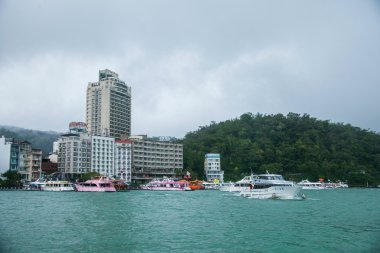 güneş ay Gölü nantou county, Tayvan sahne