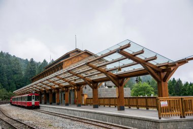 Chiayi city, Tayvan Alişan tren istasyonu