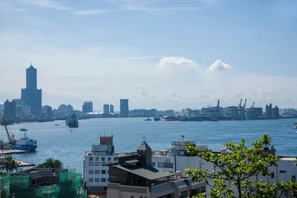 Kaohsiung hamn i kaohsiung, taiwan — Stockfoto