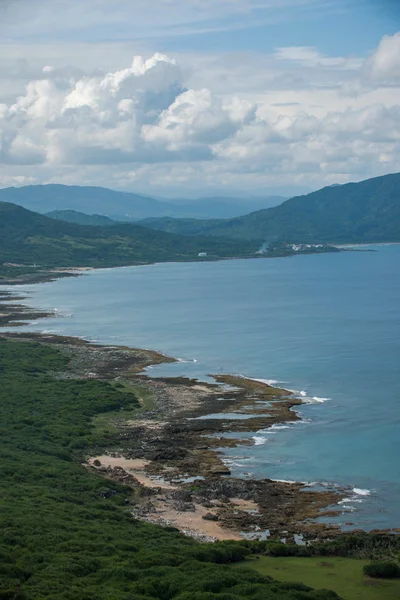 Wyspa Tajwan, hengchun najbardziej wysuniętym na południe półwyspu---patelni parku kenting park narodowy zatoki o długości — Zdjęcie stockowe