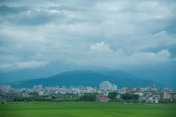 台湾宜兰县的田园领土 — 图库照片