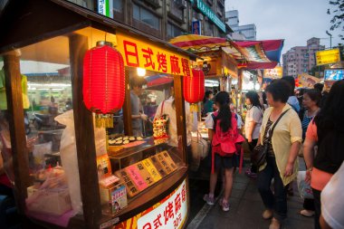 Datong District, Taipei, Taiwan, Ningxia Night Market clipart
